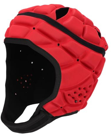 ciciglow Casque de Football de Drapeau de Coquille Molle, Casque de Rugby capitonné Mou D'éponge D'EVA pour des Sports de Football, Chapeau Réglable de Scrum de Football de Drapeau pour