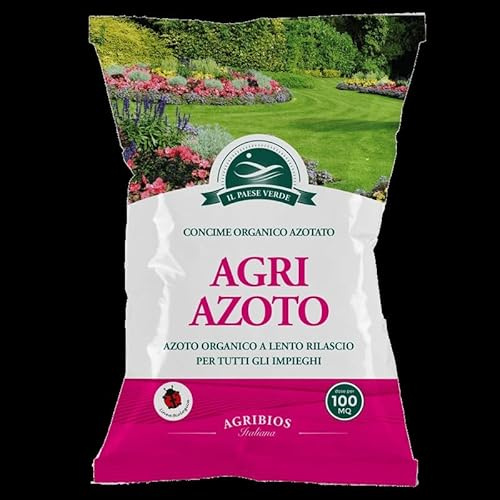 AGRIBIOS AGRI AZOTO, Concime Organico Azotato a Lento Rilascio, 8Kg, Per Tutti Gli Impieghi, Fertilizzante in Grani