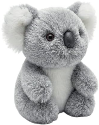 GWEOR Doudou Peluche Koala 14 cm – Collection Podcoll - Ultra Doux – Peluche Réconfortante à Poser sur l’Épaule – Compagnon Apaisant pour Bébé et Enfant – Idée Cadeau Naissance