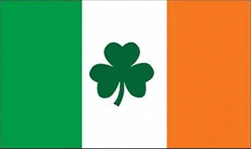 U24 Flagge Fahne Irland mit Shamrock Kleeblatt 90 x 150 cm