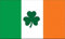 U24 Flagge Fahne Irland mit Shamrock Kleeblatt 90 x 150 cm