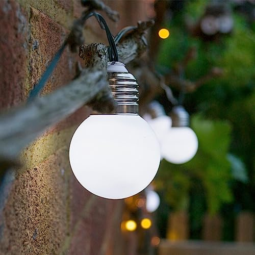 SolarCentre® Elan Outdoor Garden Solar Powered Festoon String Lanterns - 20 LEDs