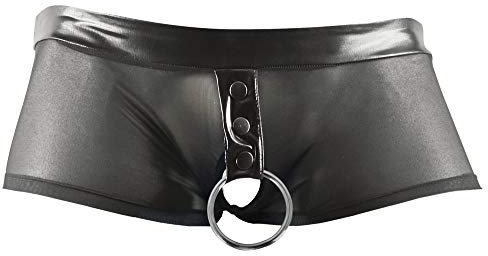 Svenjoyment Herren Men's Pants Cock Ring Dessous, Schwarz, M (1er Pack)