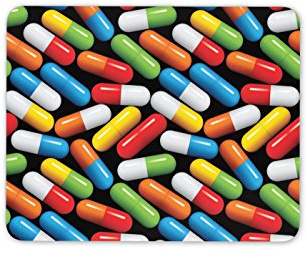 Destination Vinyl Ltd Colourful Pills Mouse Mat Pad - Nurse Doctor Medical Gift PC Computer #8258