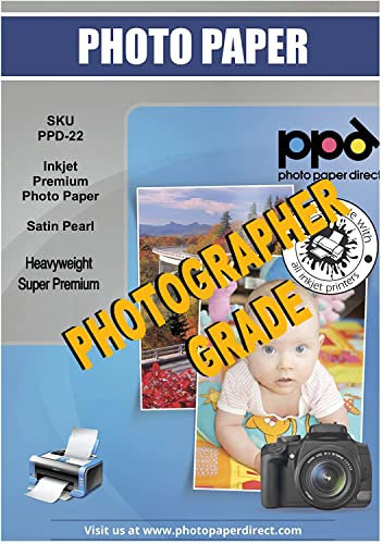 PPD 20 x A3 Inkjet Fotopapier 280g Satin Premium Plus Wasserfest, Sofort Trocken PPD-22-20