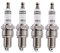GOOFIT Moto Candele di accensione F5TC Sostituzione per 50cc 70cc 90cc 110cc ATV 150cc Spark Plug Scooter Elettrico Piccolo Kart 4P