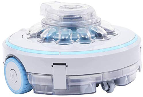 Tidyard Poolroboter Pool-Bodensauger Poolreiniger Kabellos 31 x 17,5 cm,Filterkapazität: 1,8 L,Maximale Poolgröße: 50 m²,Nennleistung: 27 W