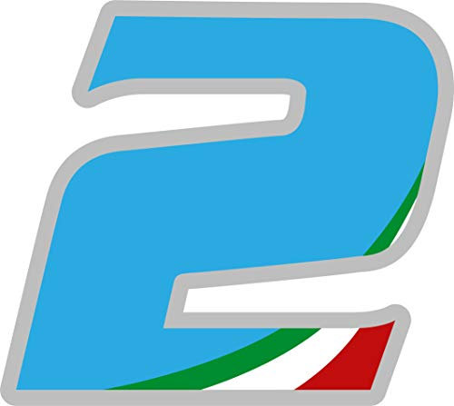 Sticker Aufkleber Nummer Rennen Italien Rallye Motocross Höhe 10 cm