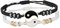 TONAUP 2 Pcs Bracelets à Cordon Ajustable Yin Yang Puzzle pour Couple, Famille, Soeurs, Meilleurs Amis