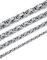 Jewow Edelstahl (8mm,55cm) Halskette für Herren Breite 4/6/8/10mm, Länge 36-76cm Wählbar