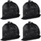 ZYLLZY Lot de 4 grands sacs de protection pour pompe submersible d'extérieur avec cordon de serrage - Noir - 30,5 x 40,6 cm