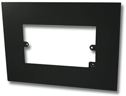 G&H Brassware Double Flat Black Finger Plate 810FB