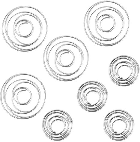 8 Pcs 304 Stainless Steel Shaker Balls 2 Sizes Milkshake Protein Balls Replacement Shaker Bottle Balls for Drinking Bottle Cup