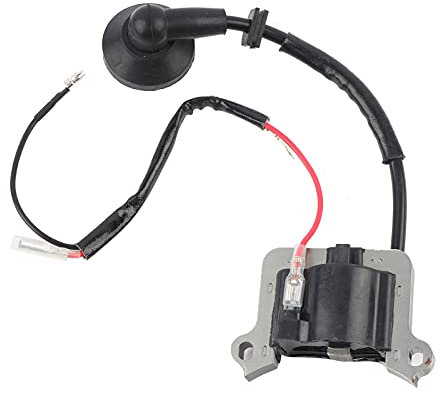 Joyzan Bobina de Encendido Desbrozadora 1E48F, Reemplazo Generator Accesorio Coche 63cc Cortacésped Césped Motor 48 48F Módulo Adaptarse Motosierra Cortadora Césped Apta Herramienta Repuesto Jardín