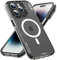 YOUNGKIT für iPhone 14 Pro Hülle, Stoßfeste Kratzfeste Schutzhülle Slim Klar Case kompatibel mit Magnetische Kabelloses Laden, Dünne Griffige Transparent Handyhülle - Schwarz