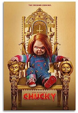Chucky Poster Ästhetische Leinwand Poster Zimmer Dekorative Wandkunst Poster Druck Dekor Poster 30 x 45 cm ungerahmt