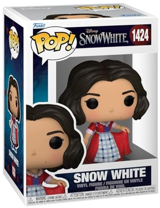 Funko POP! Disney: Snow White Live Action - Snow White (Plaid Dress) | Offizielles Fantasy Merch - Vinyl Sammelfigur als Regal Deko - Geschenkidee zum Geburtstag für Fans und Sammler