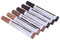 STOBOK 6Pcs Furniture Touch-up Markers Non-toxic Quick-drying Repair Pens for Hiding Scratches Wooden Surfaces Includes Colors for Various Finishes