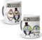 mundohuevo Par de tazas con texto| Frases “25 años de casados son lo mejor del mundo” y “25 años de casados con un par de huevos”| Capacidad 350 ml| Taza de cerámica AAA.