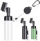FUZVOL Golf Club Brush Groove Cleaner with Water Spray Bottle and Hook, Golf Groove Cleaning Brush for Golf Ball Club, Portable Brush Cover Golf Accessories Golf Gifts for Men Milk White