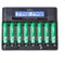 1100mAh Ni-MH AAA Batterie avec Chargeur, SUNLYTOUR 8 Piles 1100mAh AAA Ni-MH Batterie avec 8 Slots AAA AA Chargeur de Batterie Jusqu'à 1200 Fois