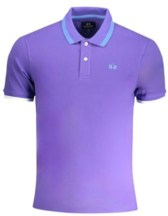 LA MARTINA POLO MANICHE CORTE UOMO VIOLA