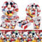 Geschirrsets 51PCS Birthday Tableware - Cartoon Theme Favors Napkins, Plates, Cups, Tablecloth Set for Kids Birthday, Baby Shower, Wedding Party Decorations for 10 Guests