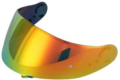 Guajiro - Visiera Compatibile con Shoei Gt Air - Gt Air 2 - Neotec - Opticson - Cns 1 | Schermo in policarbonato predisposto per Pinlock | Antigraffio e antiappannamento (Rosso)