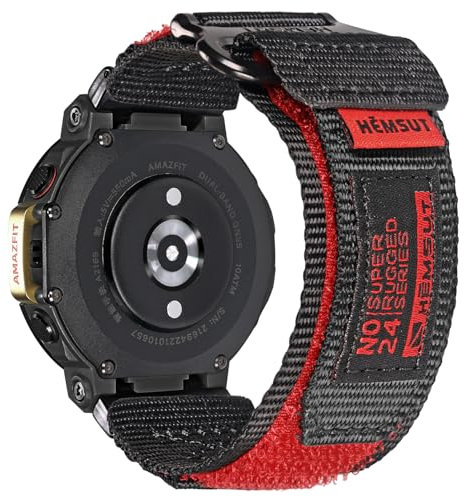 torbollo Armband kompatibel mit Amazfit T-Rex/T-Rex 2/T-Rex Pro/T-Rex Ultra, robustes Nylon Uhrenarmband mit Klettverschluss Ersatzarmband gewebtes Loop-Design Sportarmband mit 2 Schraubendreher