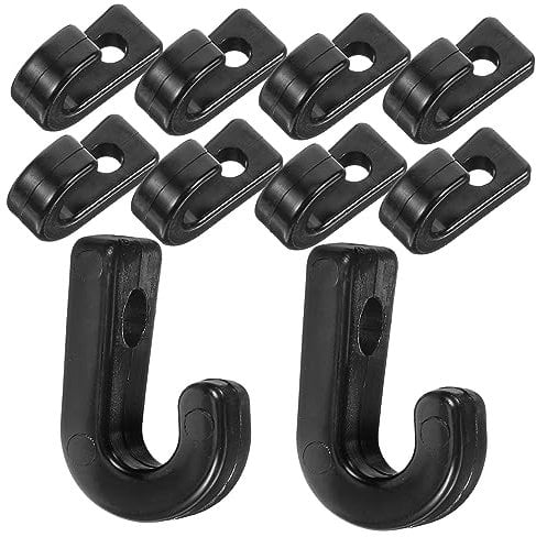 YARNOW Outdoor Bungee Hook Marine Buckle Lashing Hook Versatile for Camping Awning Paddle Board Anchor