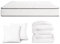 Luxirest Matelas 140x200,Ensemble Matelas et Couette et Oreiller,Matelas 2 Personne 15cm Épaisseur