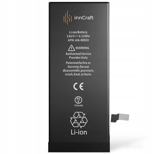 innCraft Energy Batterie compatible avec Apple iPhone 6S 1715 mAh