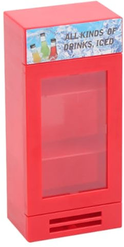 Weiyidea Toy Refrigerator, Pretend Play Refrigerator, Desk Ornament Cola Vending Machine Toy for Boys Girls Collectors Birthday Holidays Travel Classroom Daycare Home