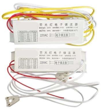 Reattori elettronici T8 20w 30w 36w 40w Universali 220V 50Hz Reattore for lampade al neon Lampade fluorescenti Raddrizzatore 1 uscita/2 uscite (2 uscite)(1 Output)