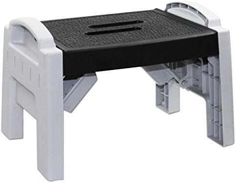 Streetwize - Heavy Duty Multi-Purpose Folding Step Stool | Non-Slip and Lightweight | Interlocking Legs | Caravan Step | Decorator Step | Bathroom Step | Mobility Aid | SWMOB10