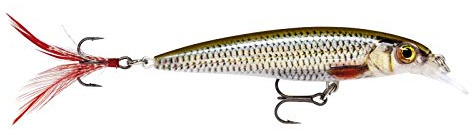 Rapala - X-Rap Angelköder - Angelzubehör mit 3D-Profil - Süßwasser Spinnköder - Schwanzfedern für zusätzliche Reize - Hergestellt in Estland