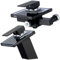 Set Glas Wasserfall Einhebelmischer Wannenarmatur & Wasserhahn Waschtisch schwarz Armatur Badewanne Waschbecken Einhebel Mischbatterie Bad Wasserhahn