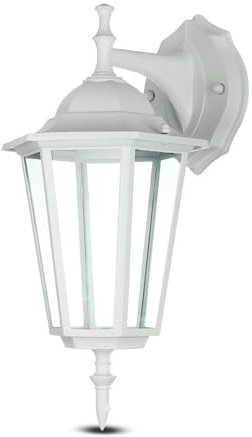 V-TAC E27 Außenbeleuchtung - Wandleuchten - Down - IP44 - Mattweiß