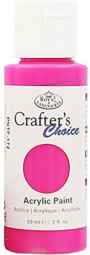 Royal & Langnickel Peinture acrylique – Peinture rose fluorescente 59 ml