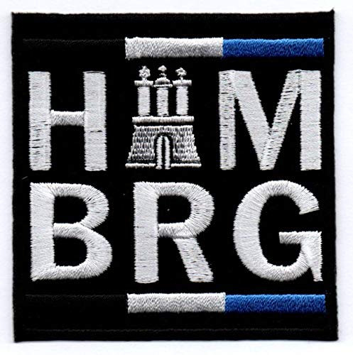 Hamburg Aufnäher Bügelbild Abzeichen Iron on Patch