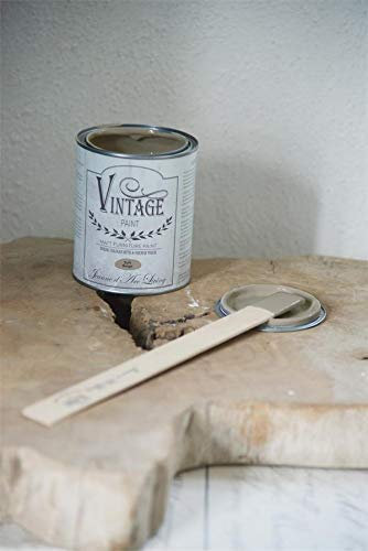 Jeanne d'Arc Living Vintage Paint Kreidefarbe 700 ml/23,6oz Chalk Kalkfarbe JDL Malen (Soft Beige)