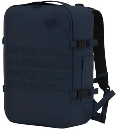 Cabinzero Military Backpack 44L, Durable Carry On with 1000D Nylon and Waist Strap, Travel Rucksack