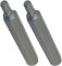 AERZETIX - C45894 - Lot mit 2 langen sechseckigen Bits 5mm 6 Seiten - L75mm 3/8'' (10mm) - für Schraubendreher/Innensechskant - für Innensechskantschrauben 6 - Hardware/Handwerkzeuge - Stahl S2