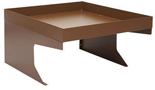 Garage pour Tondeuse Robot avec jardinière HWC-G60, Toit, Abri pour Tondeuse Robot, Marron