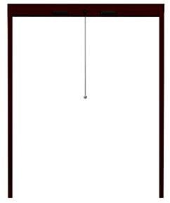 APANA Fliegengitter Rollo Fenster bis 190x200 cm – braun – ausziehbarer Insektenschutz – stabiles Insektenschutzrollo mit Alurahmen & Fiberglasgewebe – Fensterrollo gegen Mücken