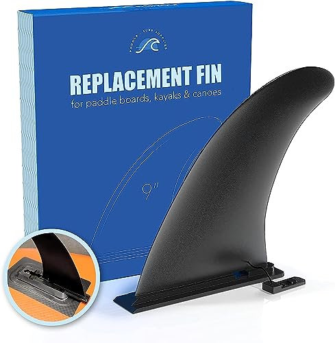 Paddle Board Finne | 9 (22.86cm) Ersatz für iSUP/Aufblasbare Paddleboards | Kajak, Kanu Stand Up Plastik Finne