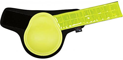HKM Reflective Gamaschen & Hufglocken 8041 Neon Gelb Warmblut