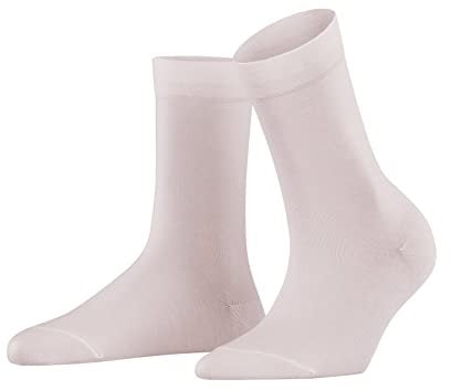 FALKE Cotton Touch W SO fines unies 1 paire, Chaussettes Femme, Rose (Light Pink 8458) nouveau - écologique, 35-38