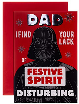 Hallmark Weihnachtskarte für Papa – Star Wars Disney Design