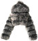 Generic Kunstpelz Mantel Damen Winterjacke Kurz Kunstpelz Mäntel Langärmlig Reißverschluss PlüSchjacke Winter Pelzmantel mit Kaputze Unifarben Rundhals Felljacke Leger Oberteile Tops, Dunkelgrau